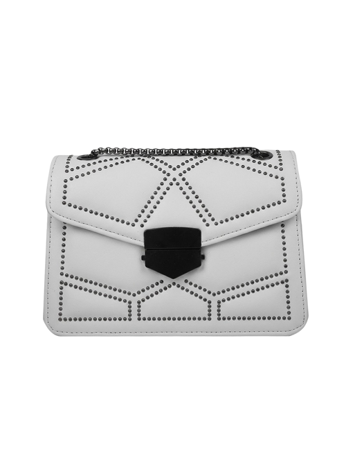 Blair-Geo Studs Bag - Vessita