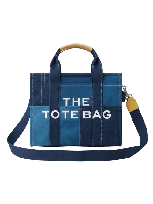 Aria-Denim Tote Bag