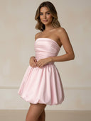Ray-Strapless Glow Dress