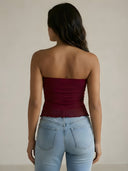 Lyra-Tie Front Tube Top