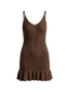 Roxana-Knit Ruffle Mini