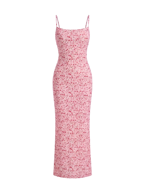 Elina-Floral Slip Maxi