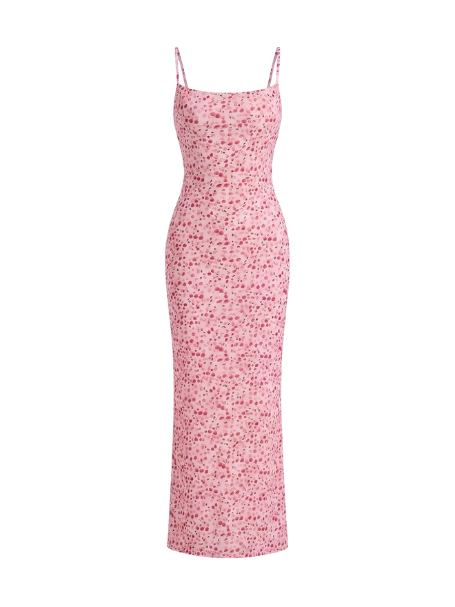 Elina-Floral Slip Maxi