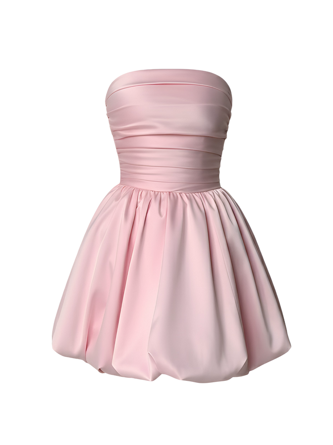 Ray-Strapless Glow Dress