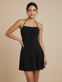 Diana-Dot Flare Suit