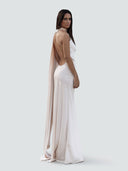 Lana-Cape Gown