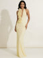 Dahlia-Flare Detail Gown