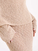 Cleo-Sheer Knit Dress