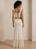 Savina-Corset Lace Dress