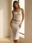 Luni-Lace Skirt Set