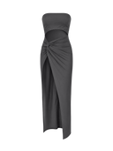 Talia–High Slit Dress