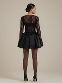 Vera-Lace Puff Dress - Vessita