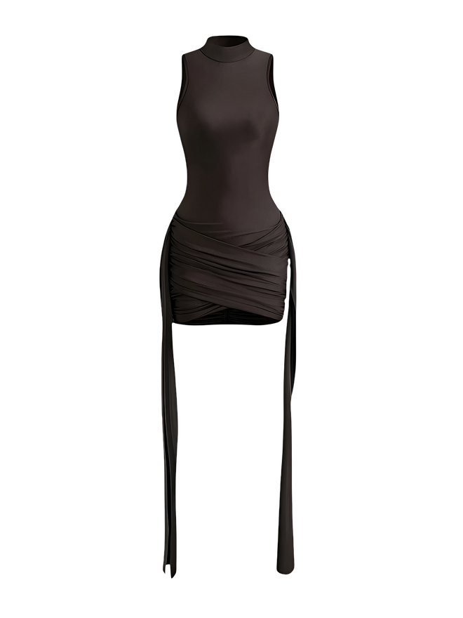 Kaia-Drape Bodysuit Wrap