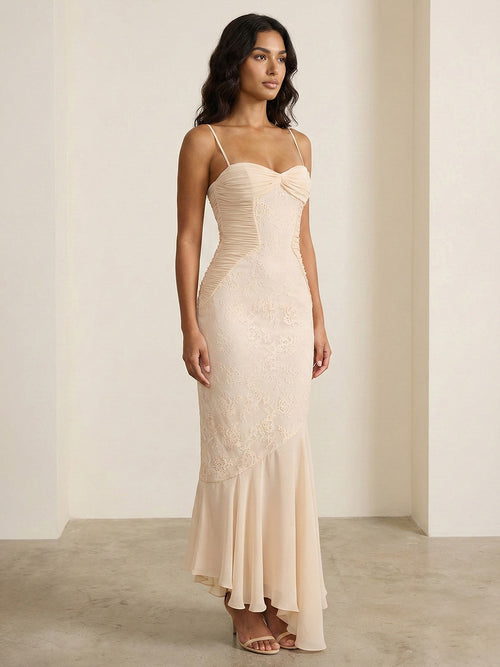 Cora-Lace Mermaid Dress - Vessita
