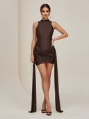 Kaia-Drape Bodysuit Wrap