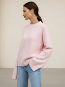 Lova–Soft Blush Sweater - Vessita