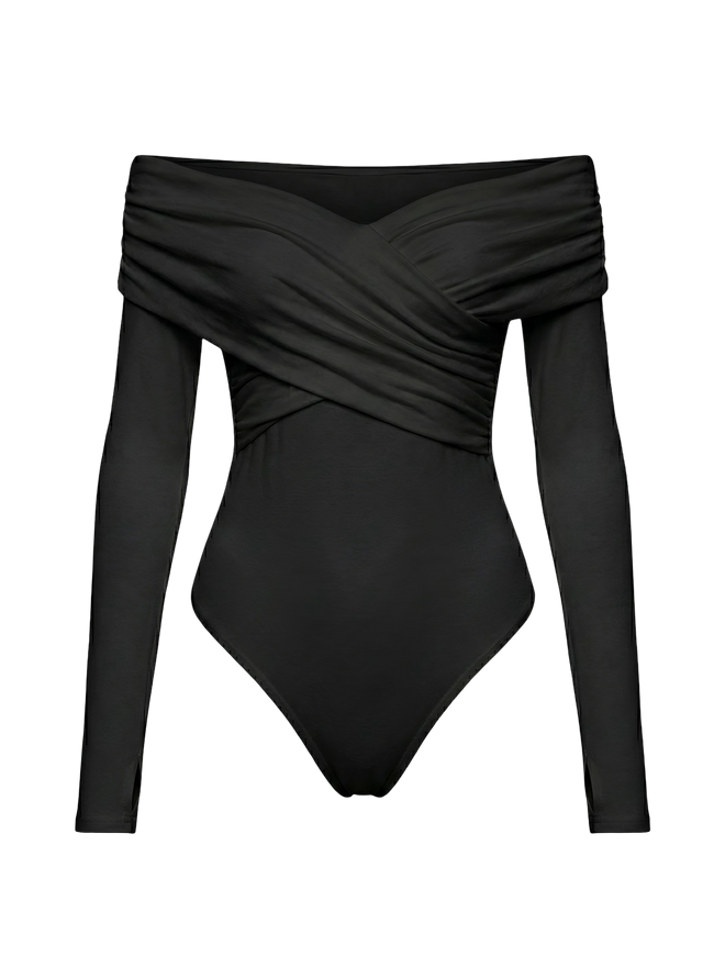 Mirel–Off-Shoulder Bodysuit - Vessita