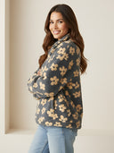 Lina-Floral Fleece