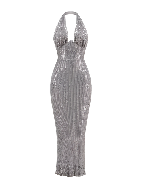 Esme-Deep V Gown