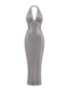 Esme-Deep V Gown