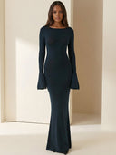 Nia-Sleek Maxi Dress