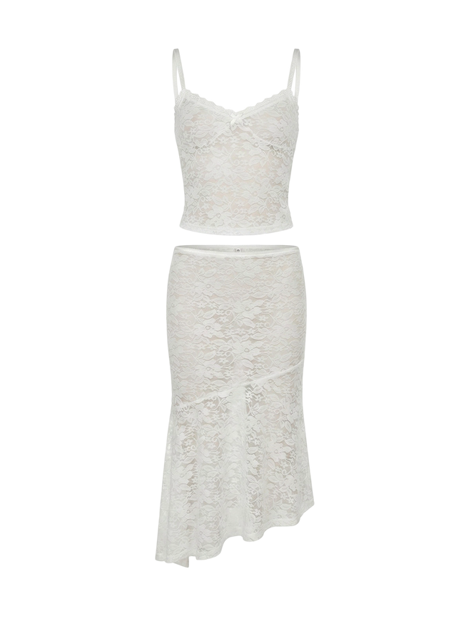 Luni-Lace Skirt Set