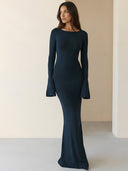 Nia-Sleek Maxi Dress
