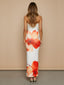 Maya-Hibiscus Maxi Dress