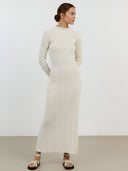 Lina-Rib Knit Maxi