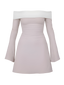 Faye-Off Shoulder Dress - Vessita