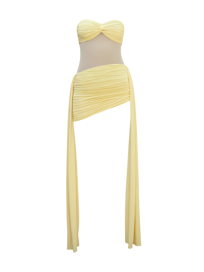 Nisa-Sheer Glow Gown - Vessita