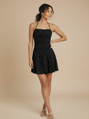 Diana-Dot Flare Suit