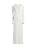 Lavi-Textured Long Dress - Vessita