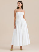 Zeni-Corset Maxi Dress - Vessita