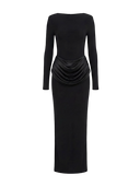 Lina-Drape Maxi Dress