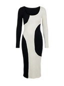 Lira–Elegant Striped Dress