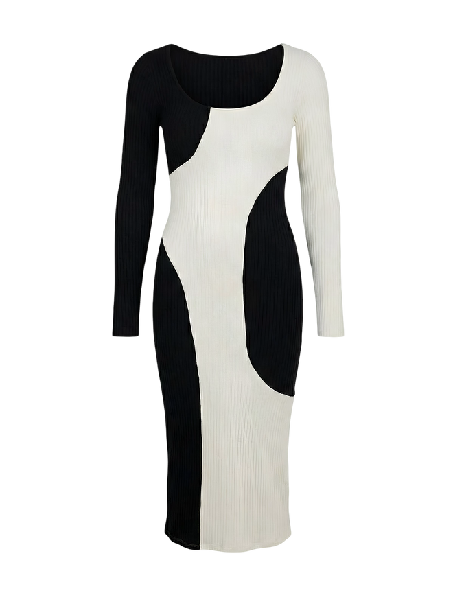 Lira–Elegant Striped Dress