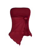 Lyra-Tie Front Tube Top