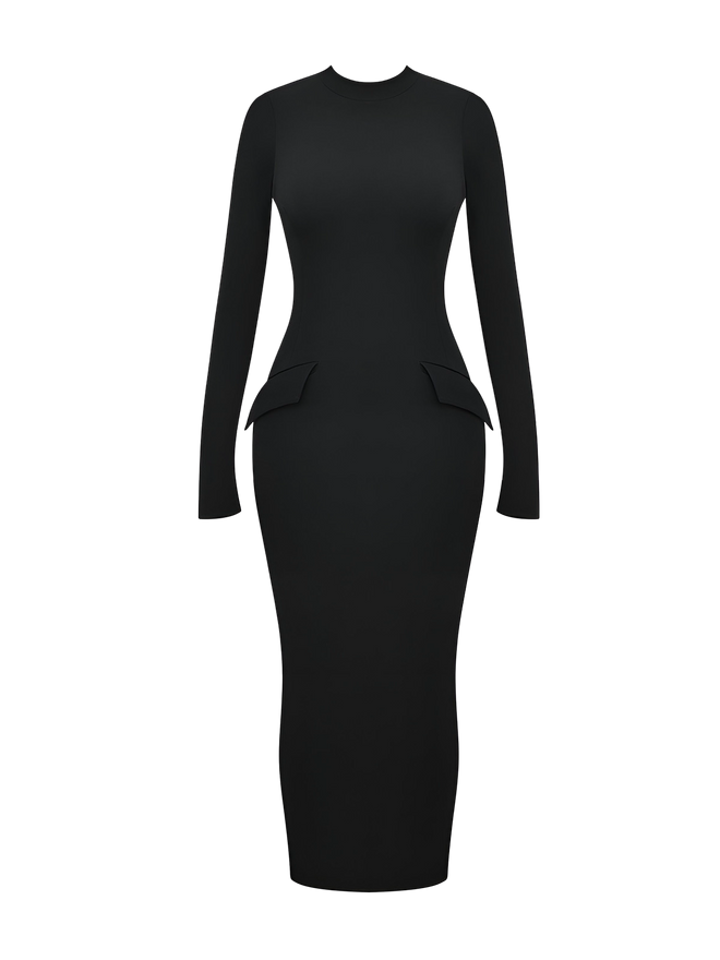 Lia-Sculpt Midi Dress