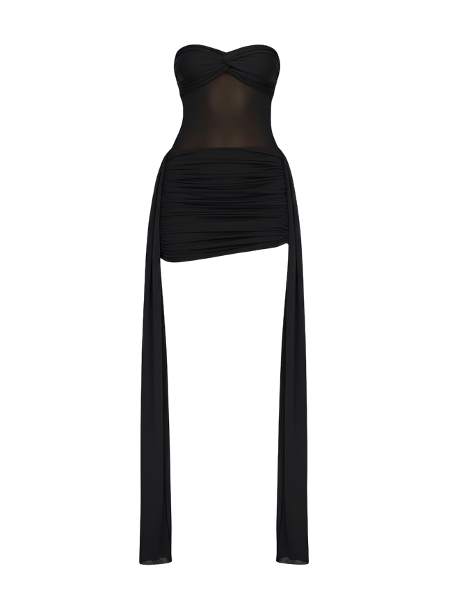 Nisa-Sheer Glow Gown - Vessita