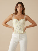 Lila-Flower Corset