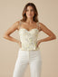 Lila-Flower Corset