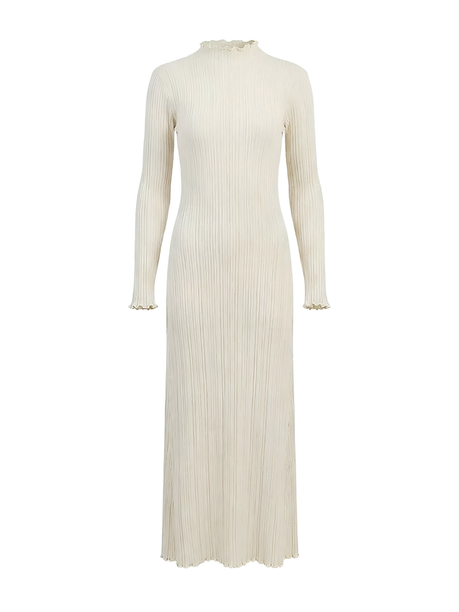 Lina-Rib Knit Maxi