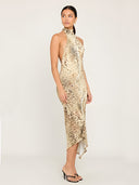 Selin-Leopard Luxe Gown