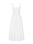 Liza-Square Neck Dress - Vessita