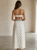 Aven-Vintage Print Dress - Vessita
