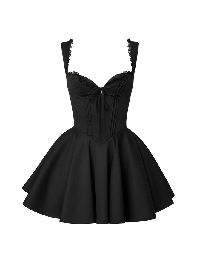 Elsa-Corset Flare Dress