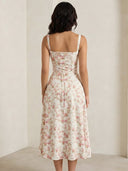 Amelia-Floral Midi Dress