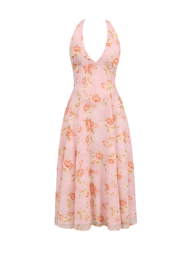 Liah-Halter Midi Dress
