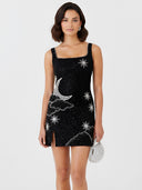 Selene-Moonlit Mini Dress